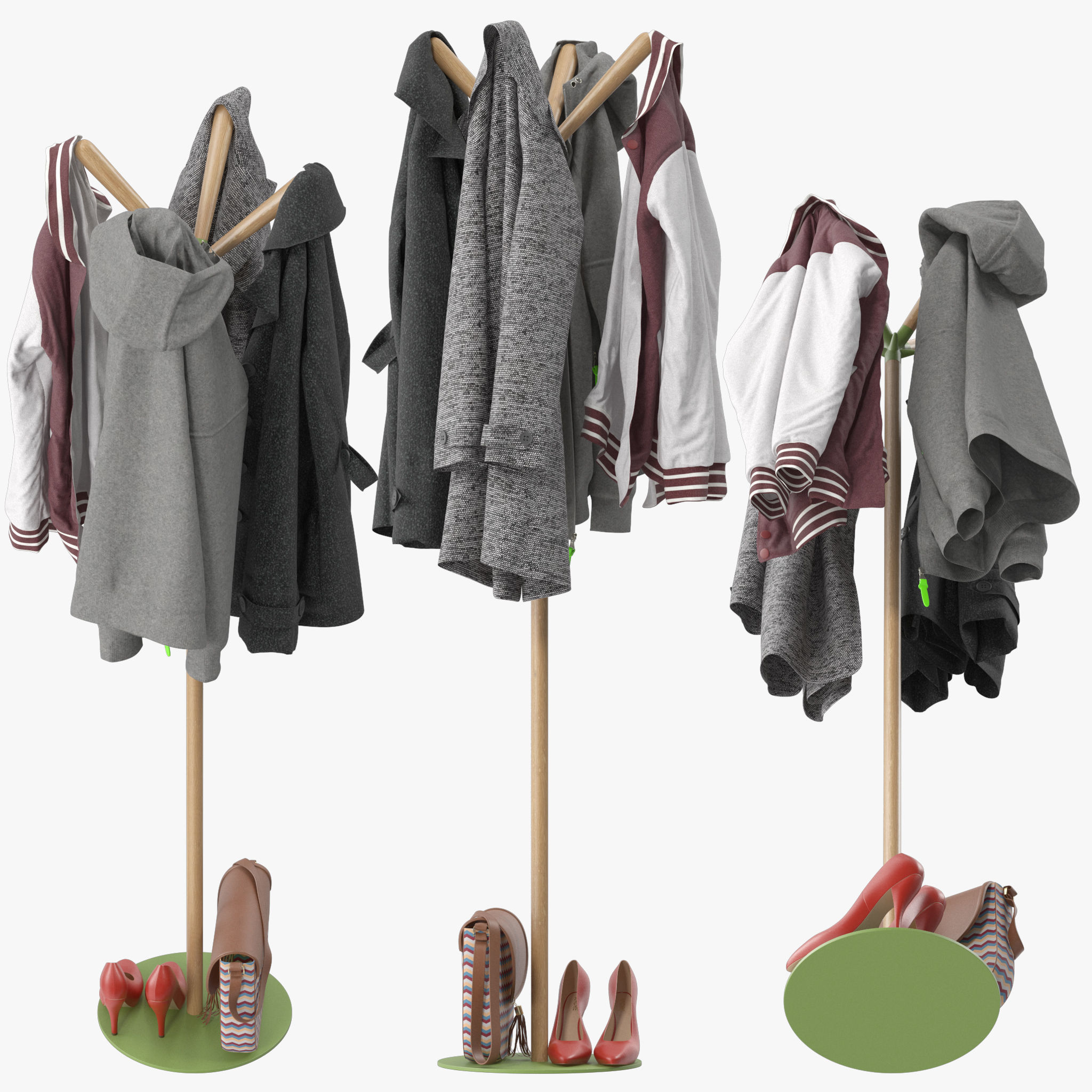 Sioux by Rexite Coat rack 3D model_2