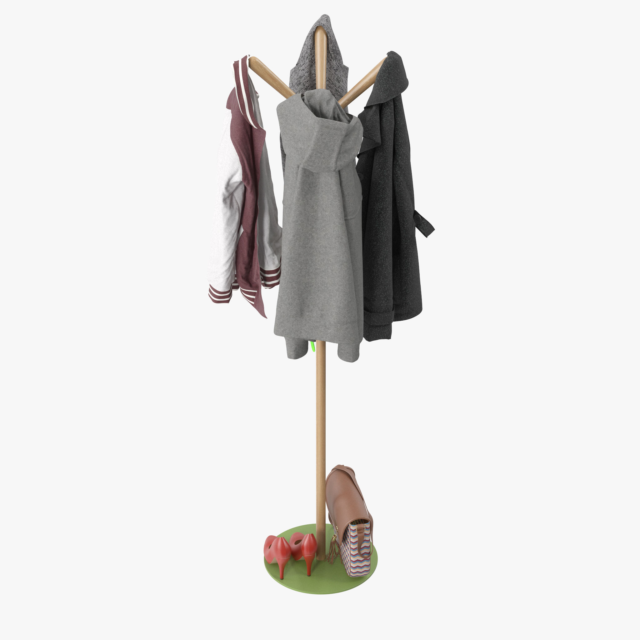 Sioux by Rexite Coat rack 3D model_9