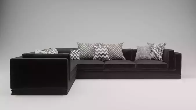 Sectional Modern Sofa 