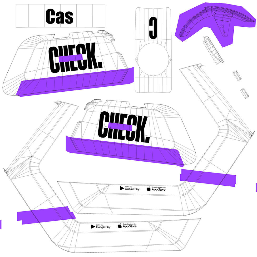 Electric Scooter Check  Low-poly 3D model_17