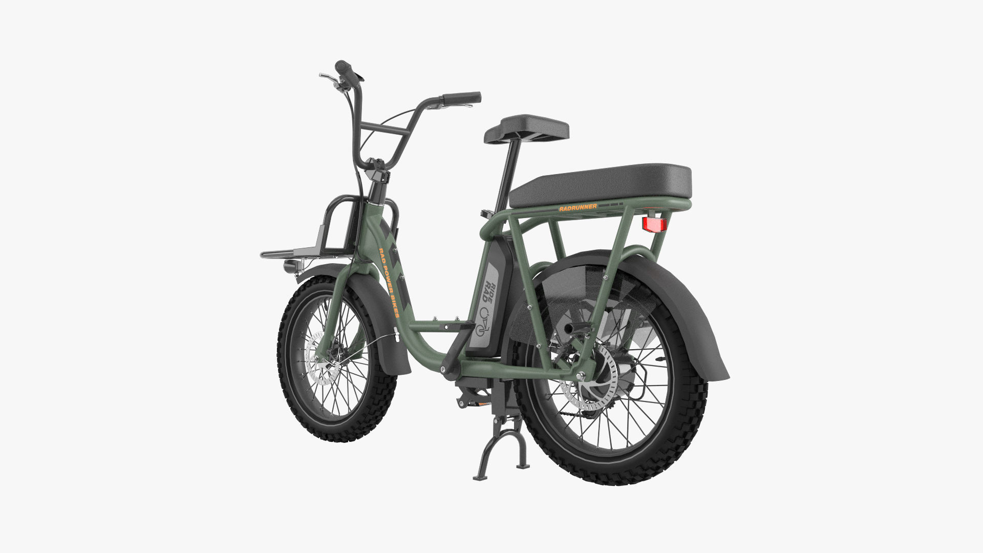 Radrunner electric bike with basket 3D model_6