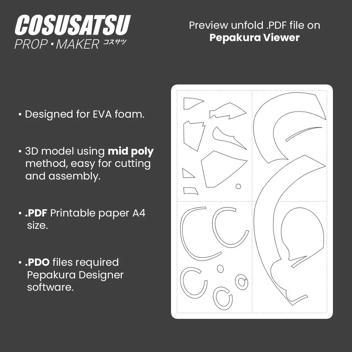 DIY Kamen Rider Ichigo Classic Helmet Cosplay EVA Foam Template 3D model_6