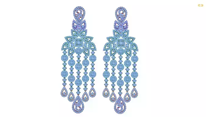 earring pair of earrings with crystals