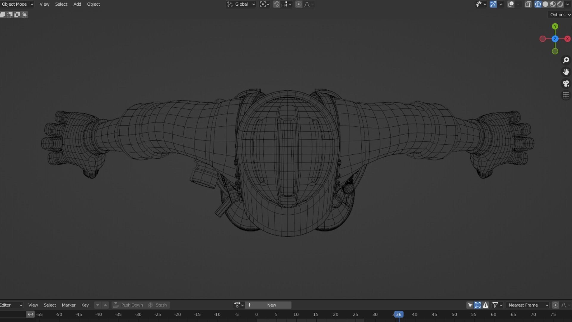 Male Cartoon Worker Builder Character  3D model_22