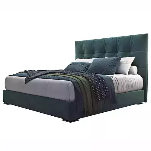 Bed Max capitonne high