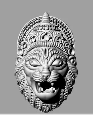 lion head 3D print model