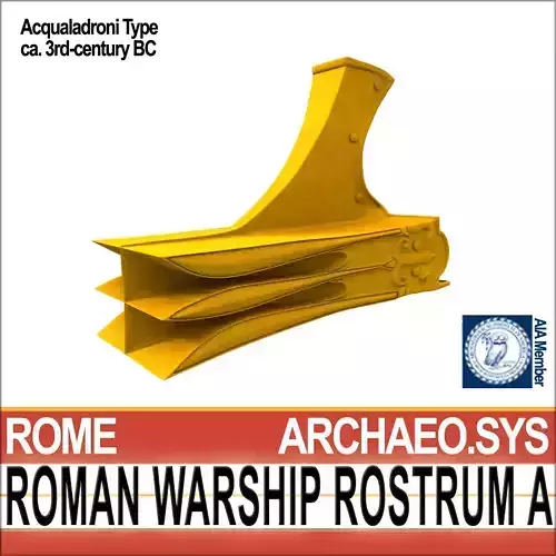 Roman Warship Naval Ram A