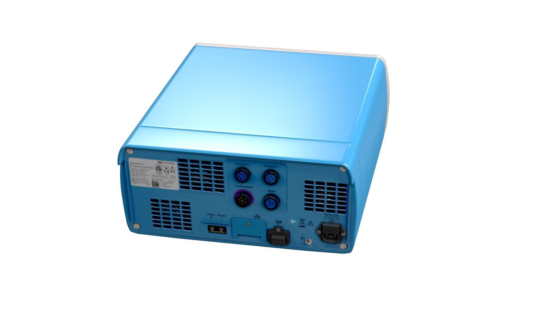 Electrosurgical Unit Low-poly 3D model_7