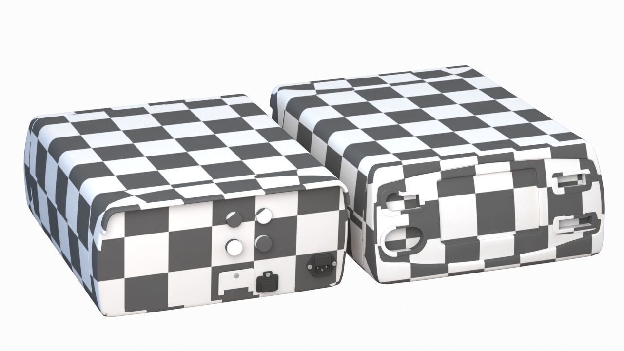 Electrosurgical Unit Low-poly 3D model_13