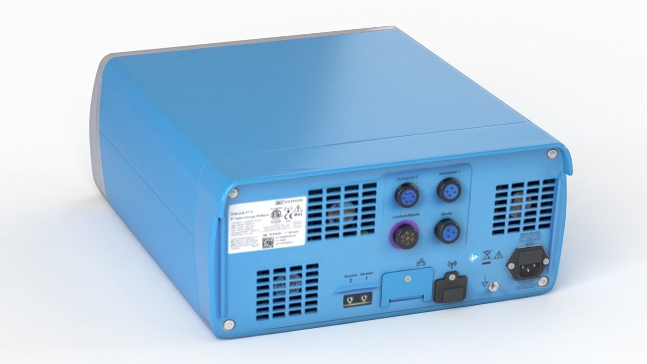 Electrosurgical Unit Low-poly 3D model_2