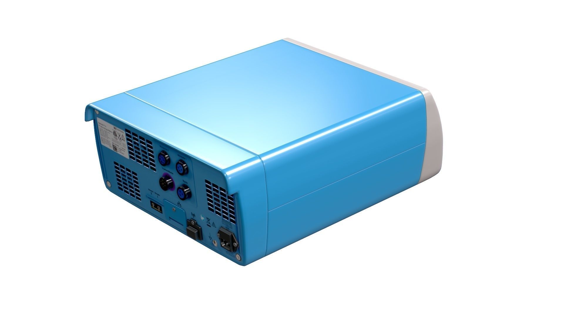 Electrosurgical Unit Low-poly 3D model_6