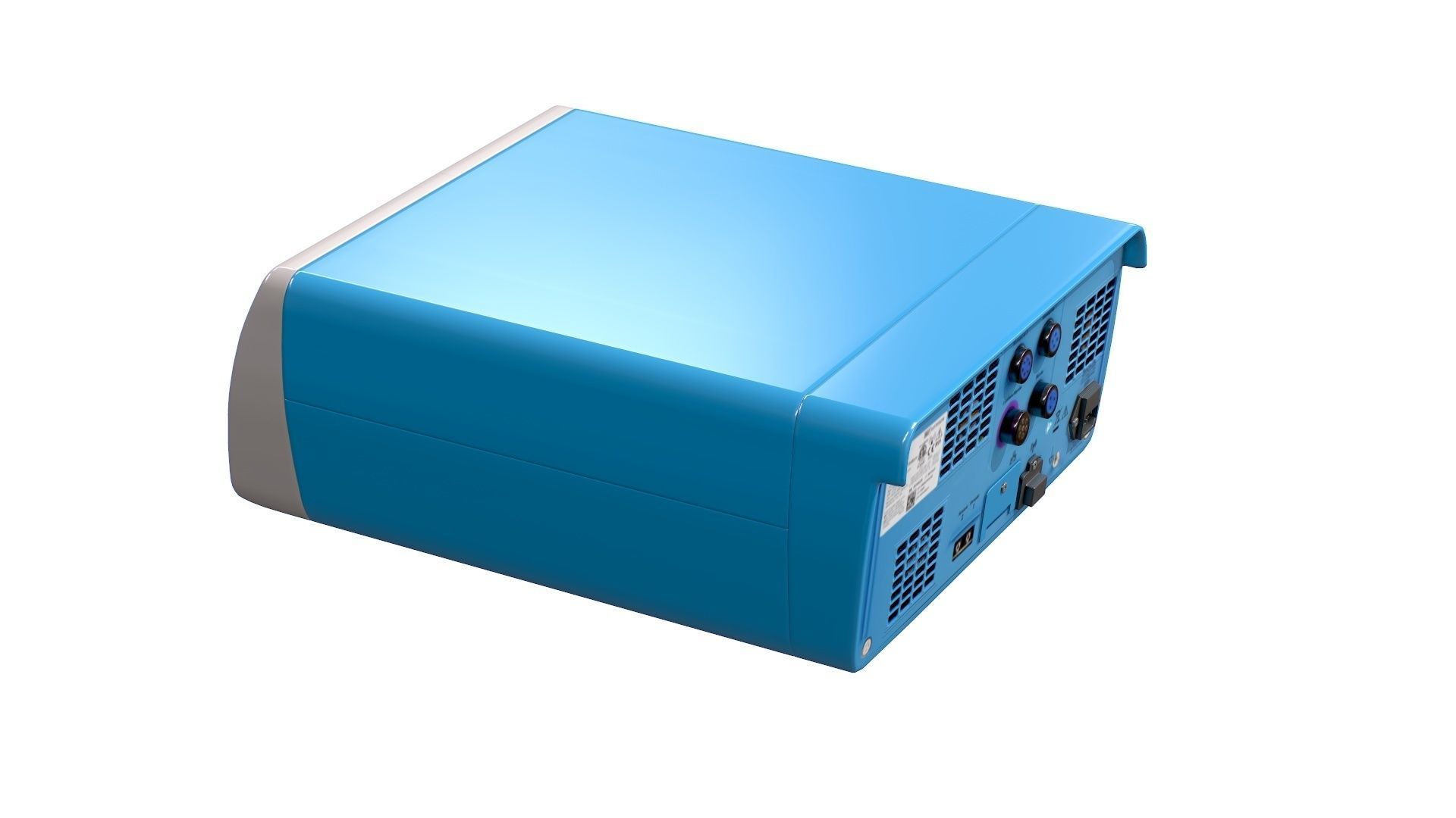 Electrosurgical Unit Low-poly 3D model_9