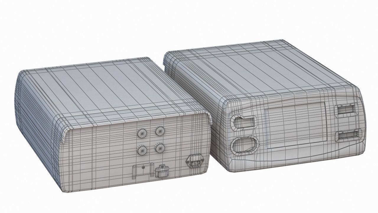 Electrosurgical Unit Low-poly 3D model_14