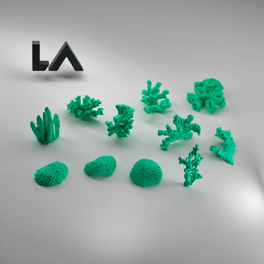 Basing Details Pack 1 - Corals 3D print model_3