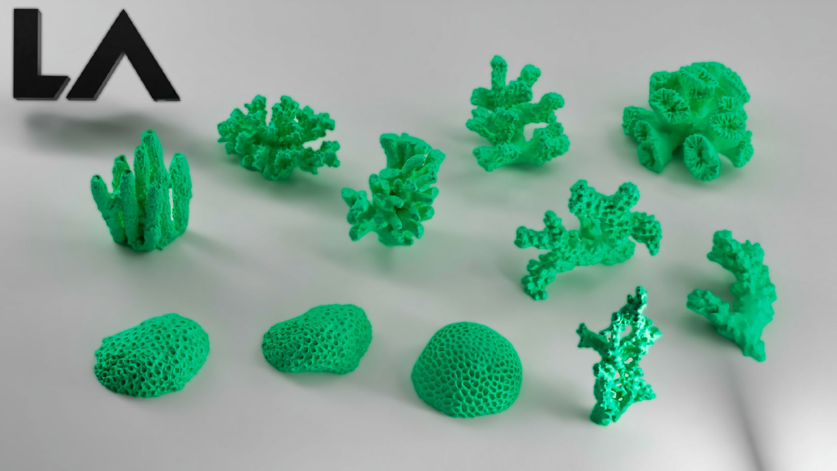 Basing Details Pack 1 - Corals 3D print model_4