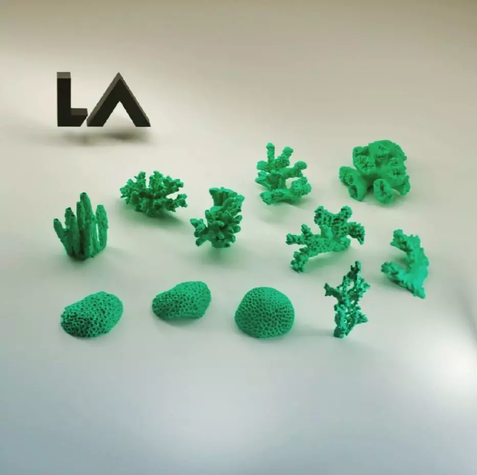 Basing Details Pack 1 - Corals 3D print model_2