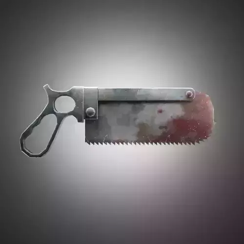 Handsaw saw blade with blood