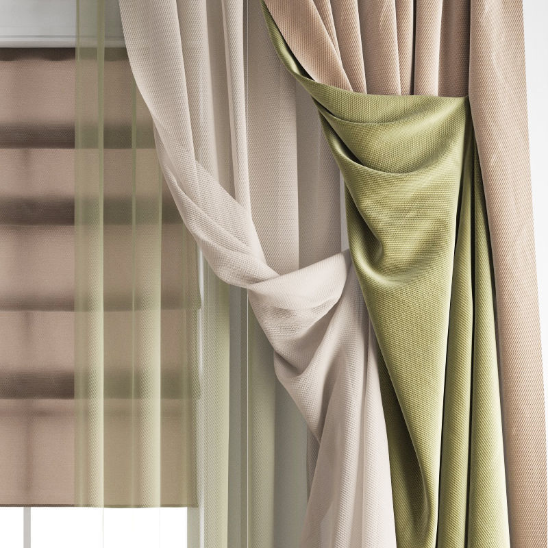 Curtain 298 3D model_5