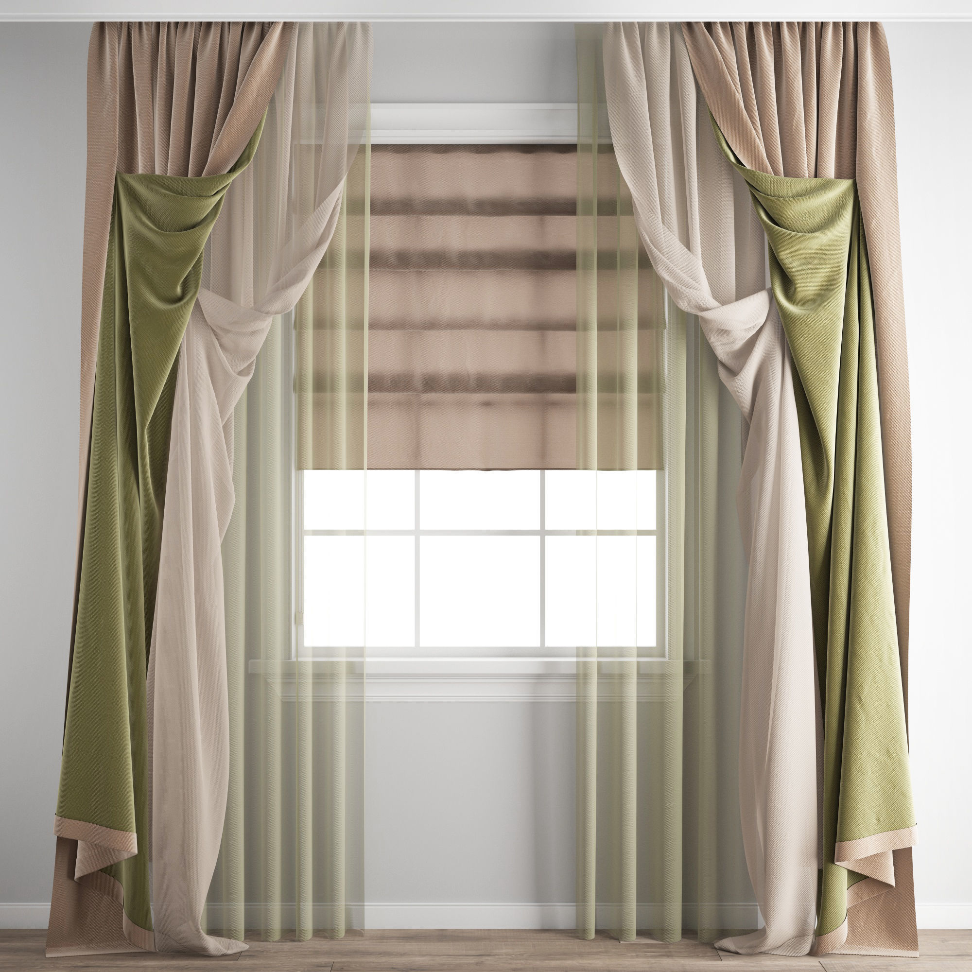 Curtain 298 3D model_6