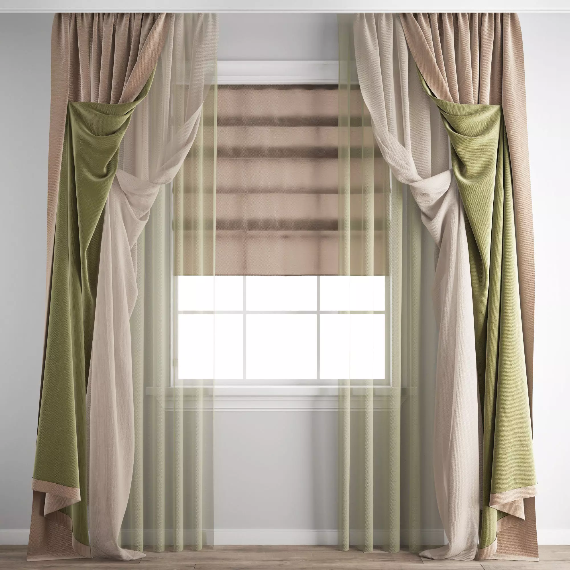 Curtain 298 3D model_0