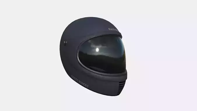 Motorcycle Helmet A05 Blue - Character Fashion Design Low-poly 3D model