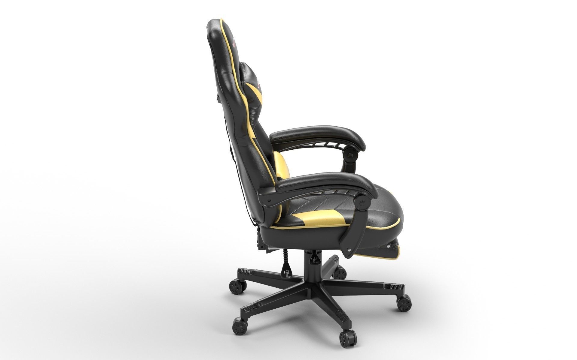 Gaming Chair Low-poly 3D model_18