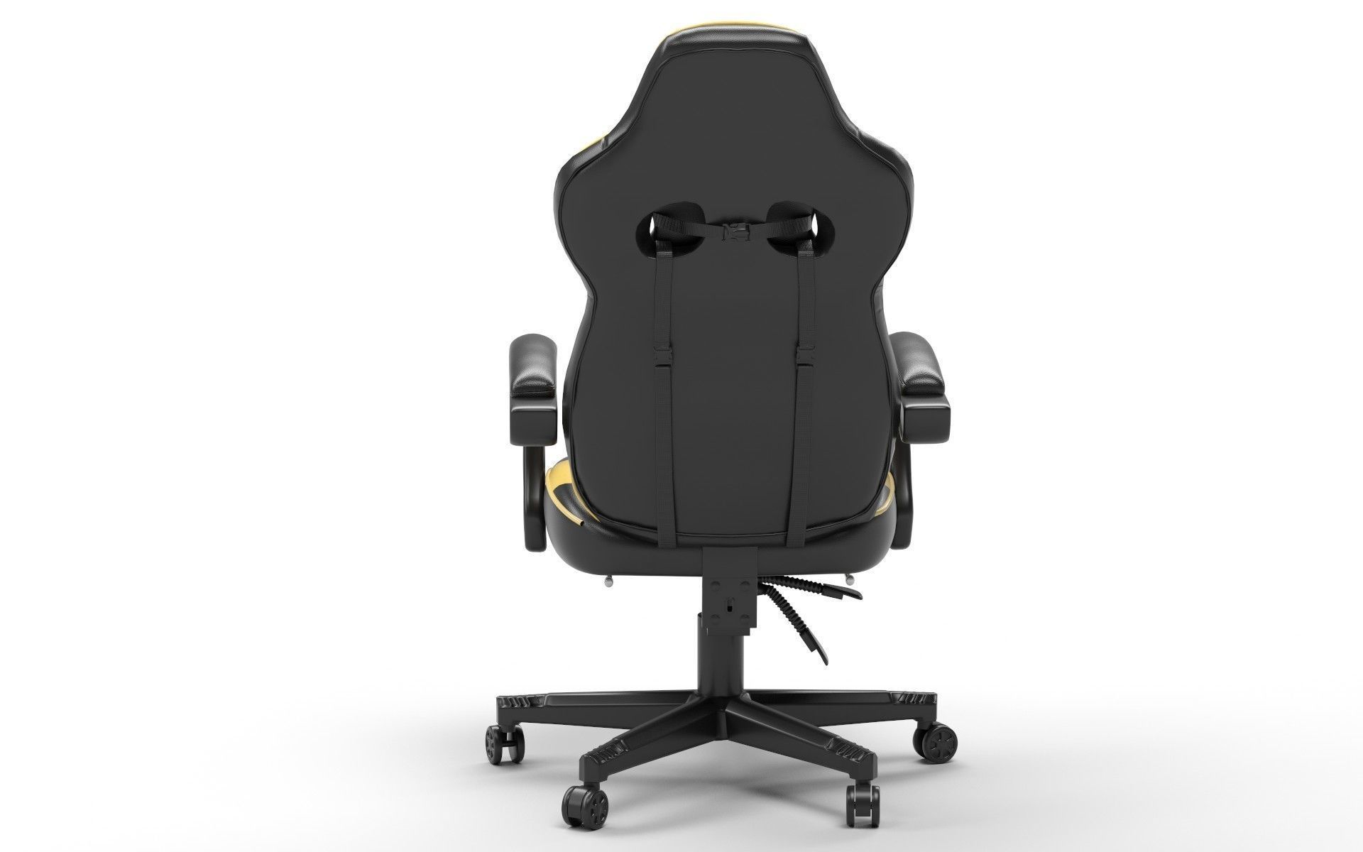 Gaming Chair Low-poly 3D model_16