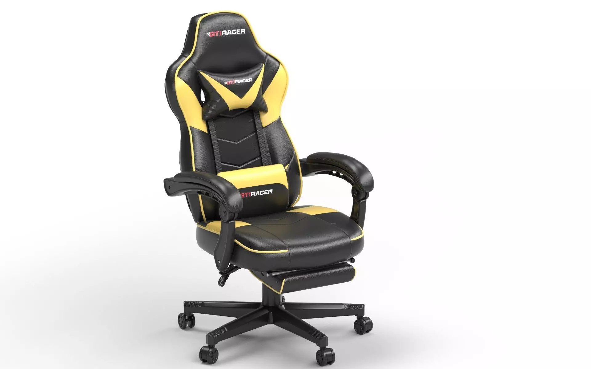 Gaming Chair Low-poly 3D model_0