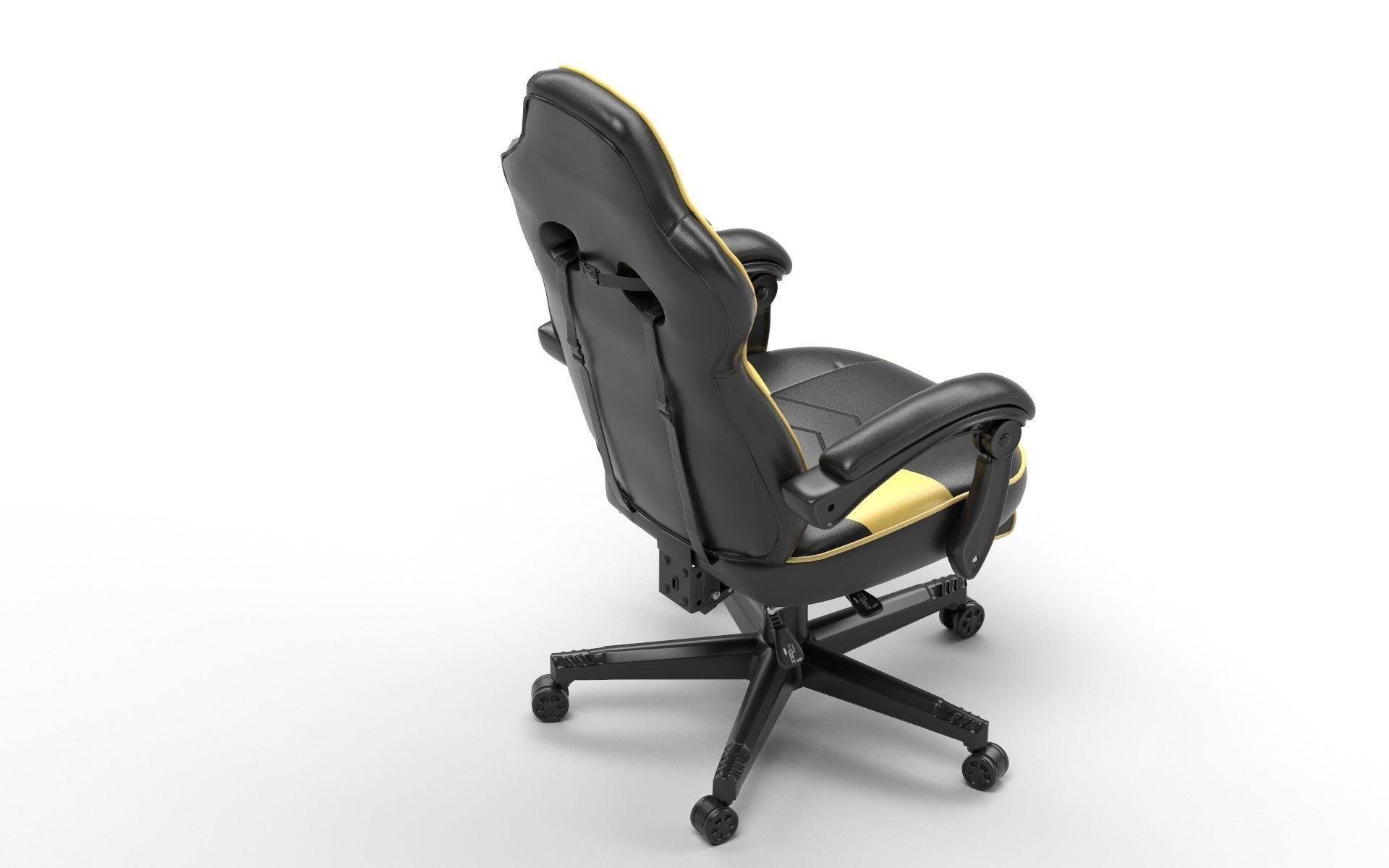 Gaming Chair Low-poly 3D model_17