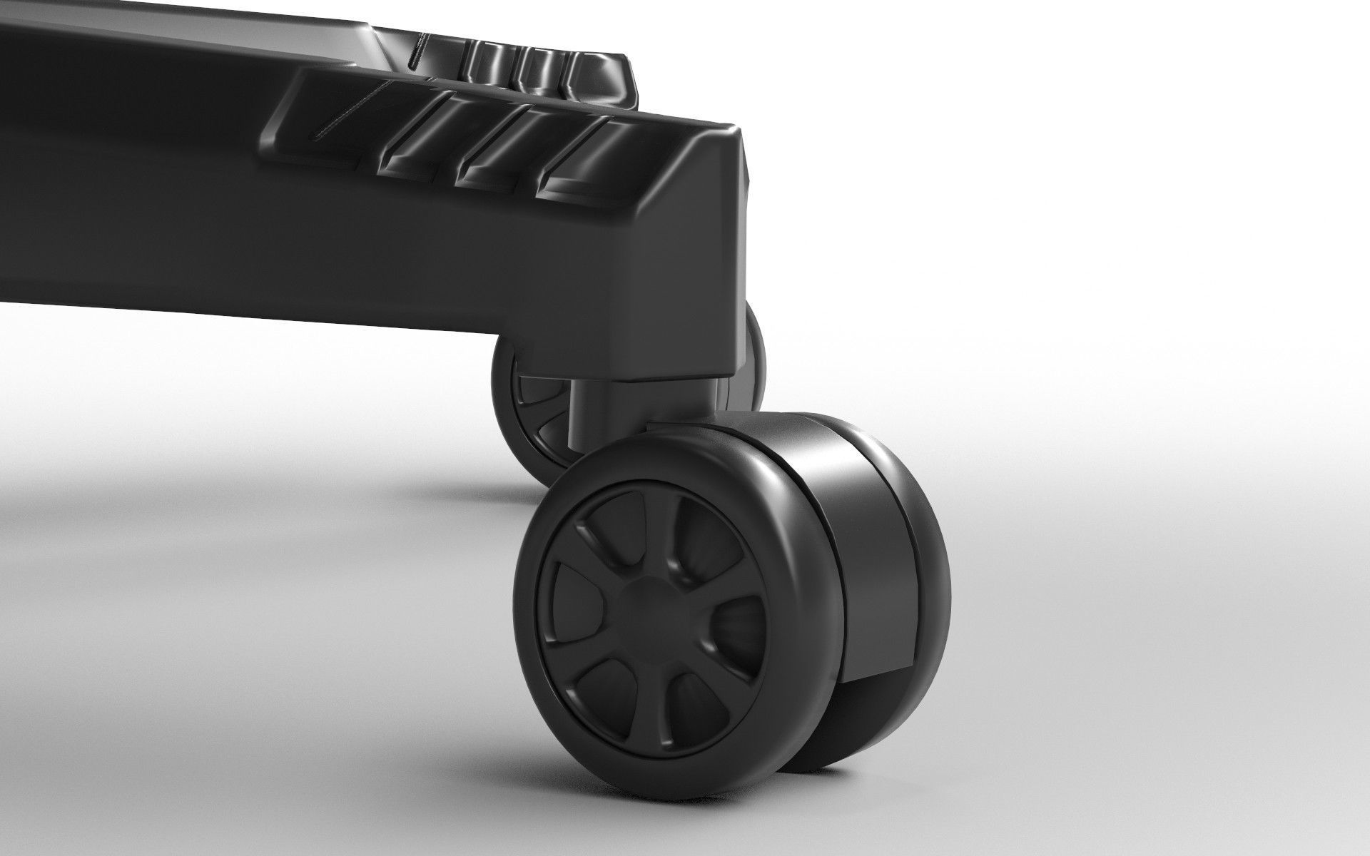 Gaming Chair Low-poly 3D model_5