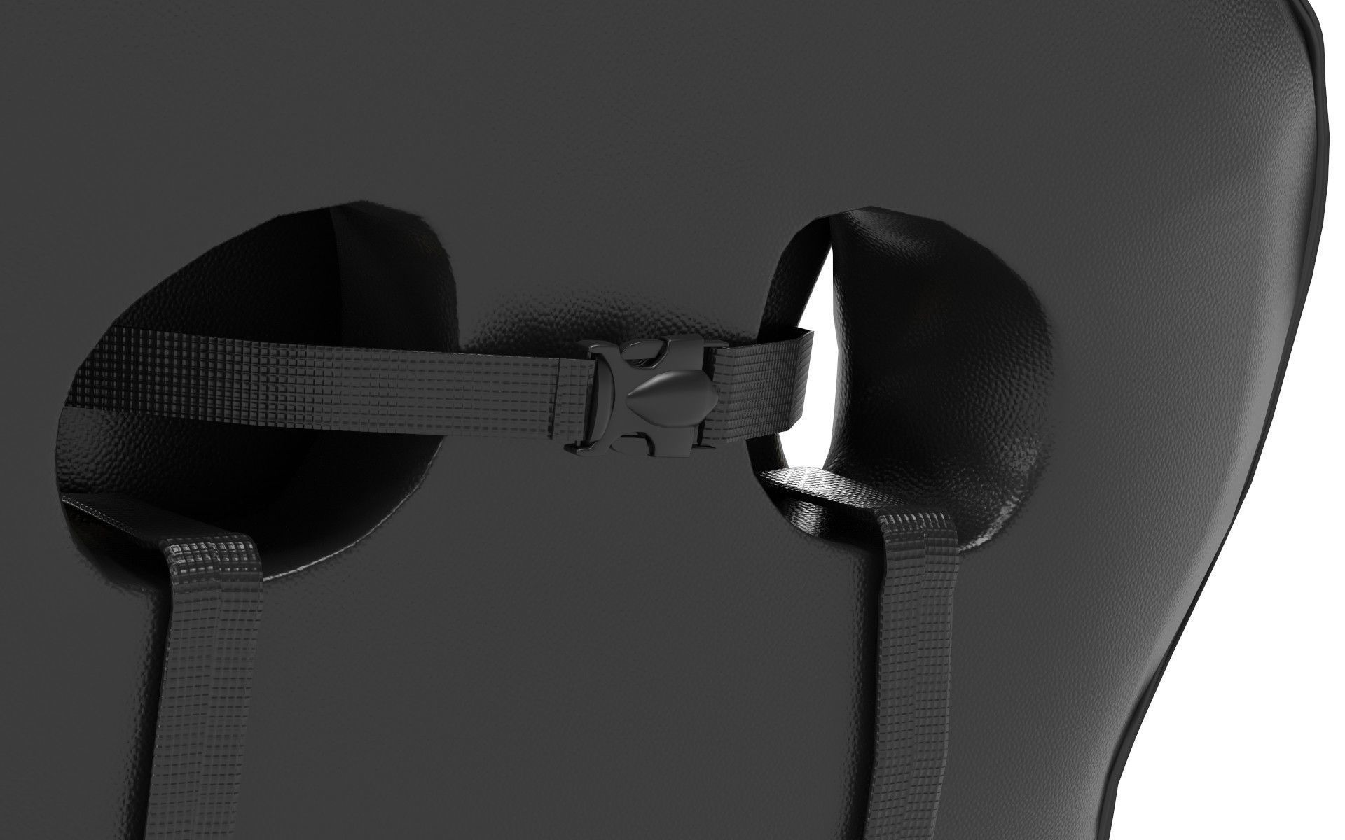 Gaming Chair Low-poly 3D model_3