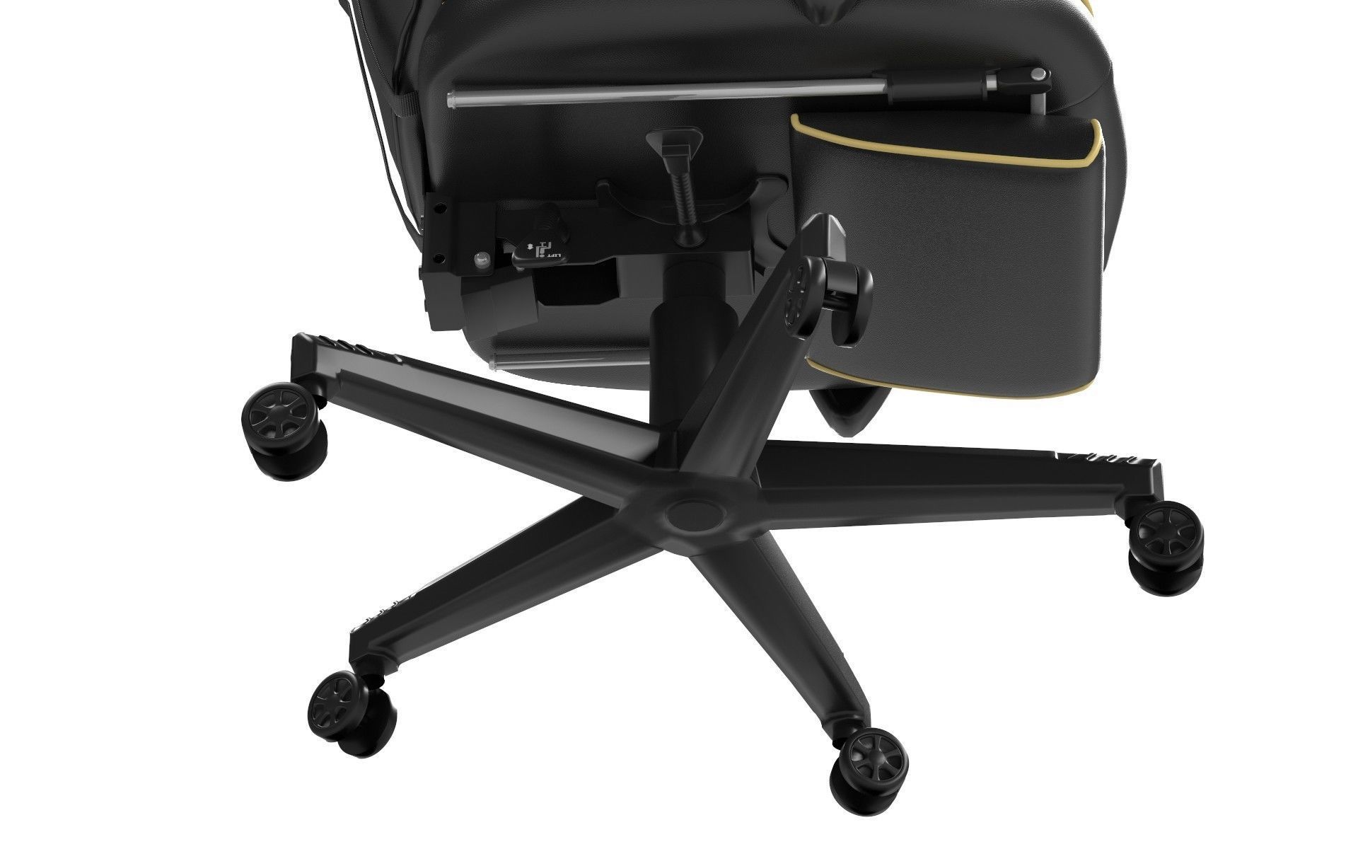 Gaming Chair Low-poly 3D model_10