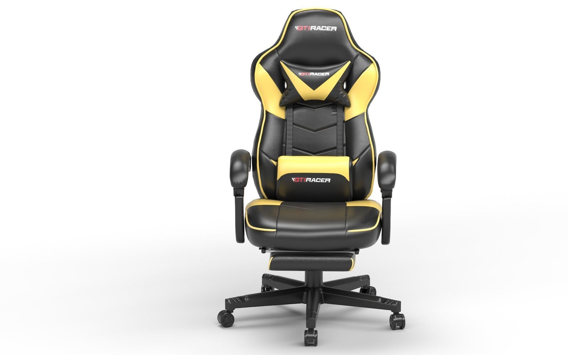 Gaming Chair Low-poly 3D model_11