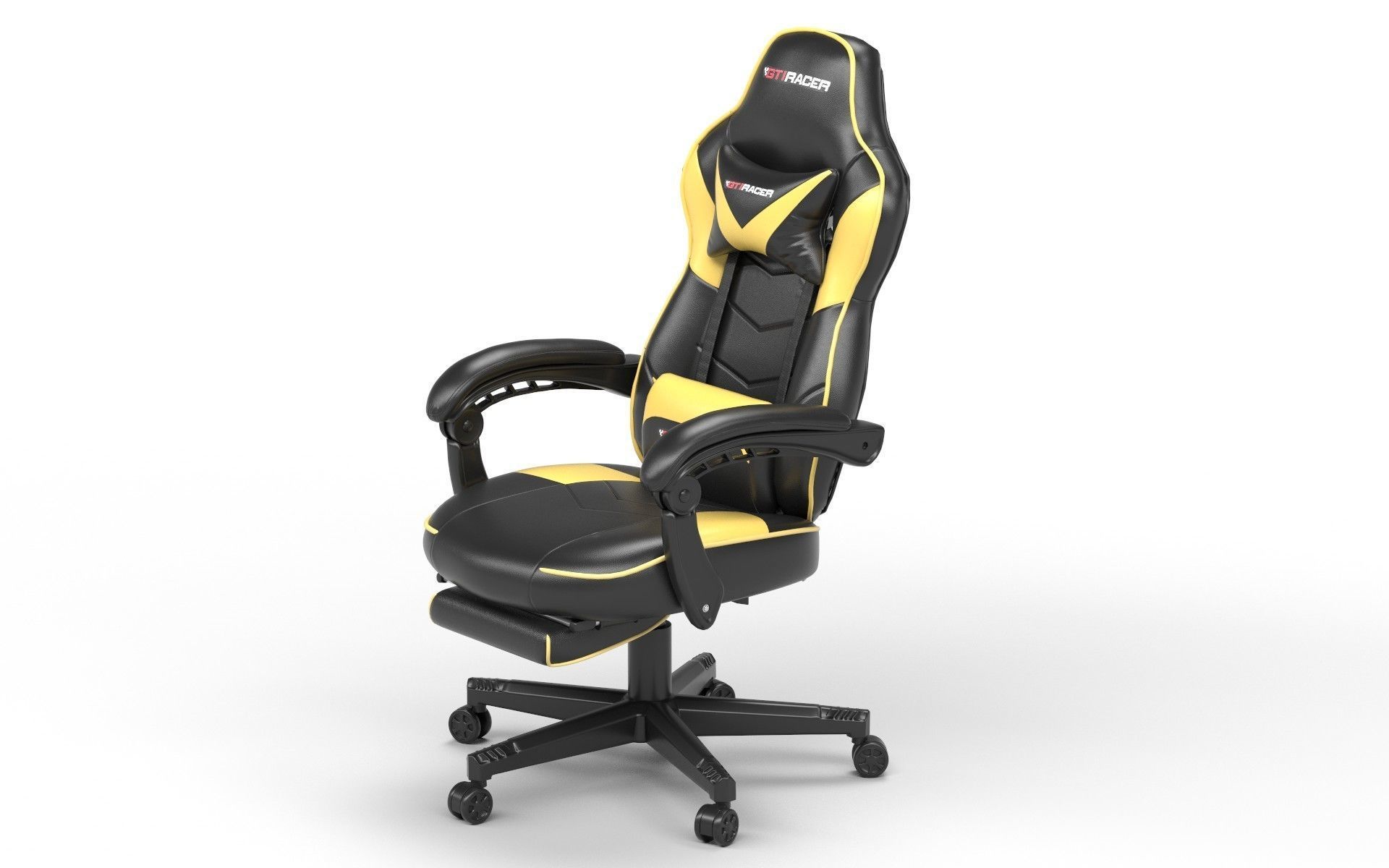 Gaming Chair Low-poly 3D model_13