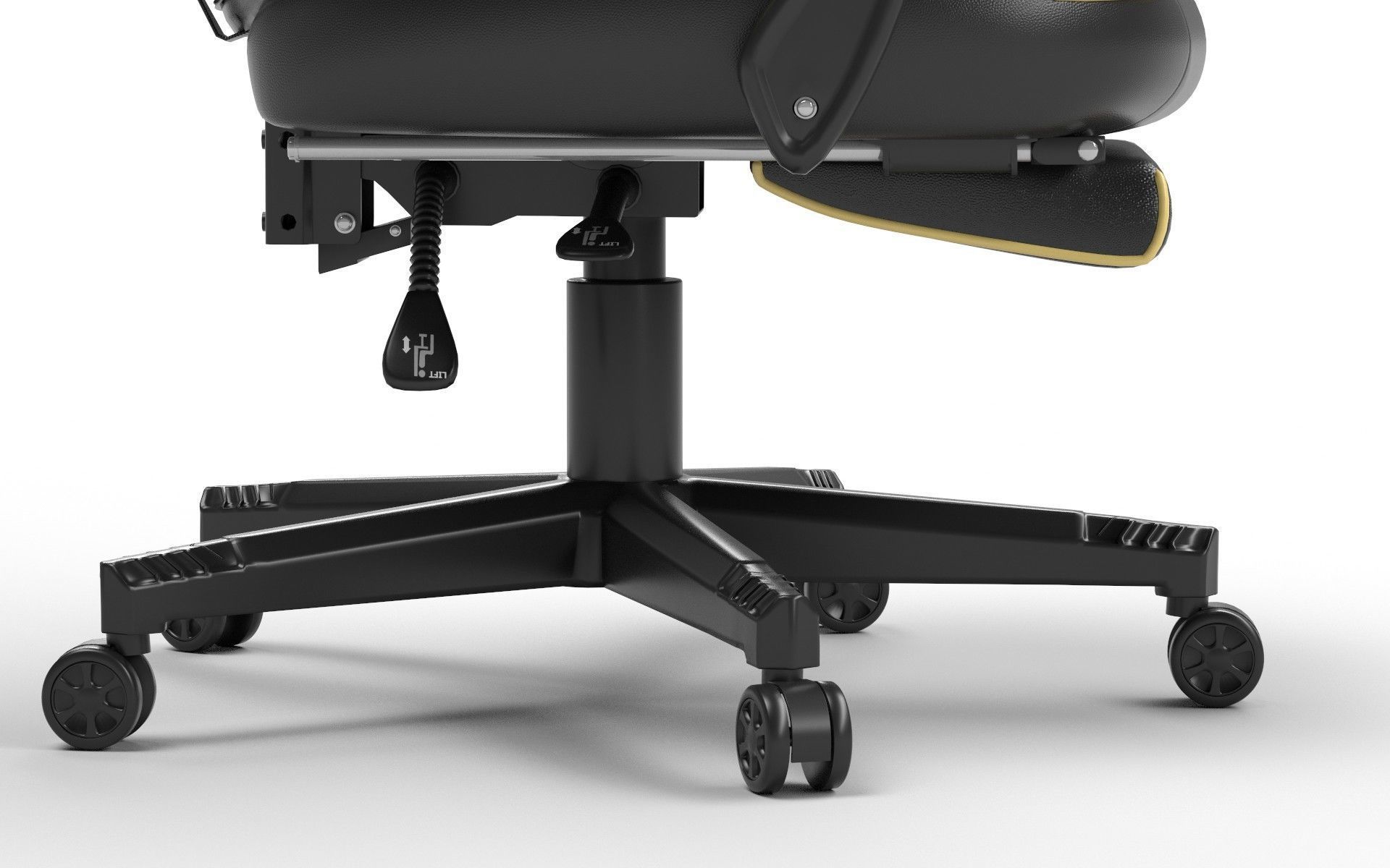 Gaming Chair Low-poly 3D model_2