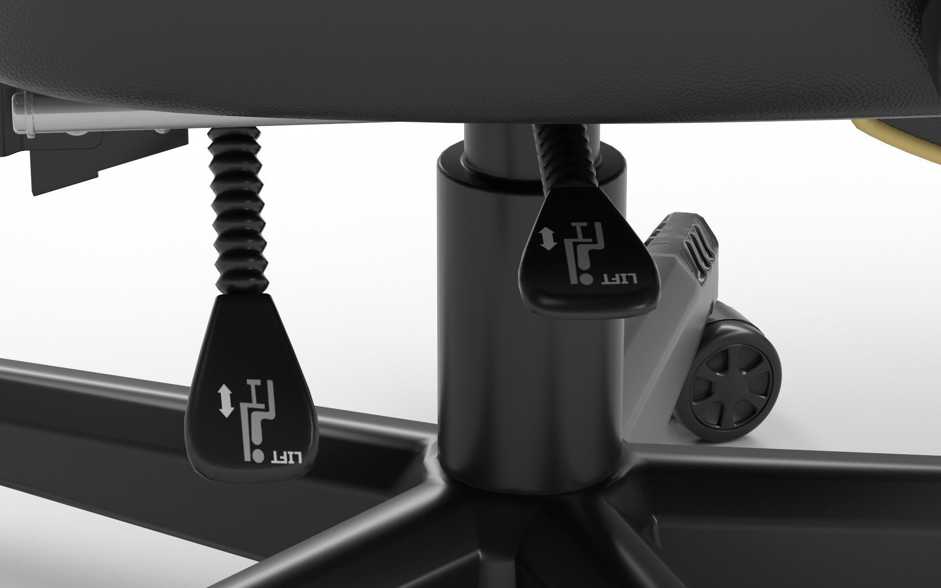 Gaming Chair Low-poly 3D model_6