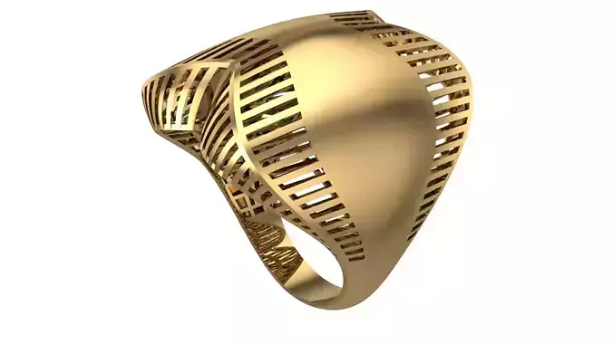 CORNER BANDED FUSION RING-R06-