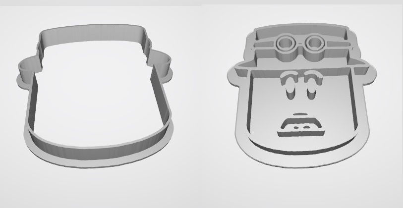 Roblox characters cutter and marker 3D model_4