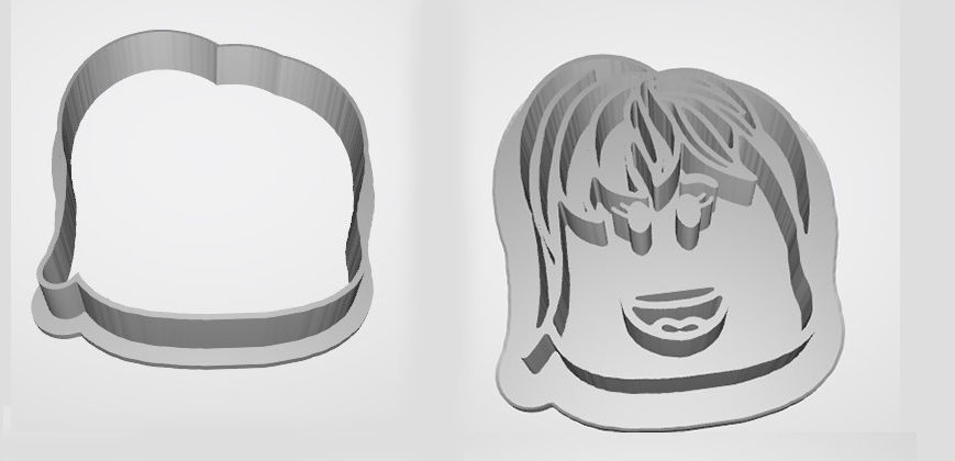 Roblox characters cutter and marker 3D model_2