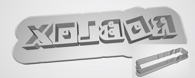 Roblox characters cutter and marker 3D model_5