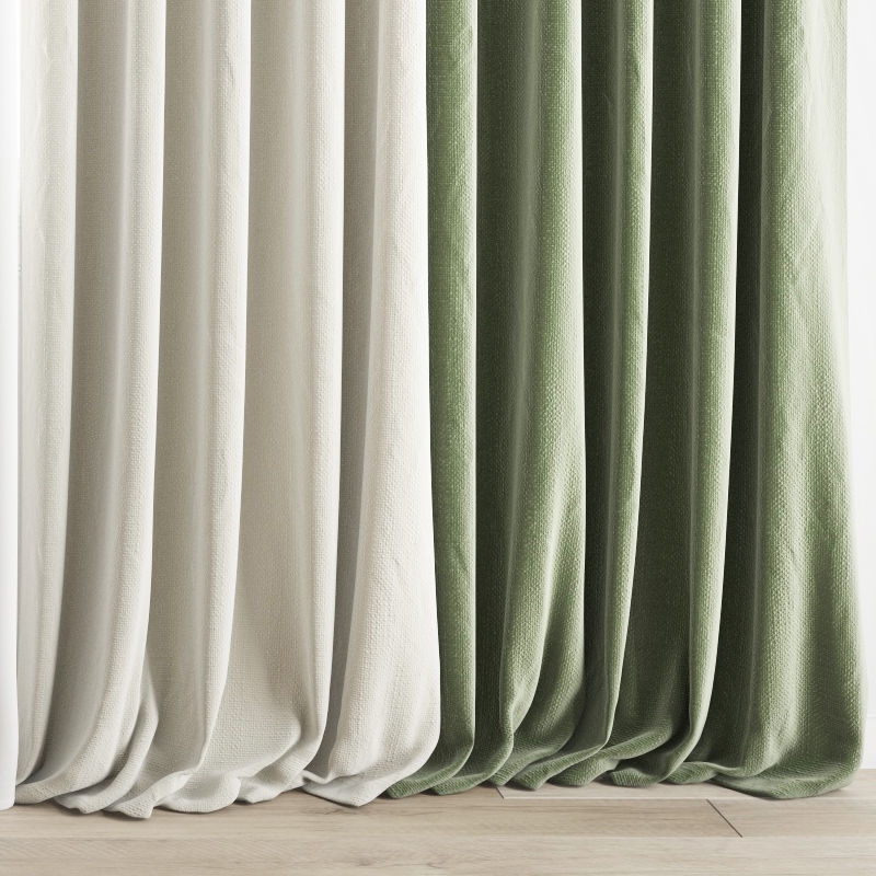 Curtain 300 3D model_5