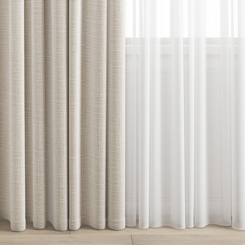 Curtain 301 3D model_3