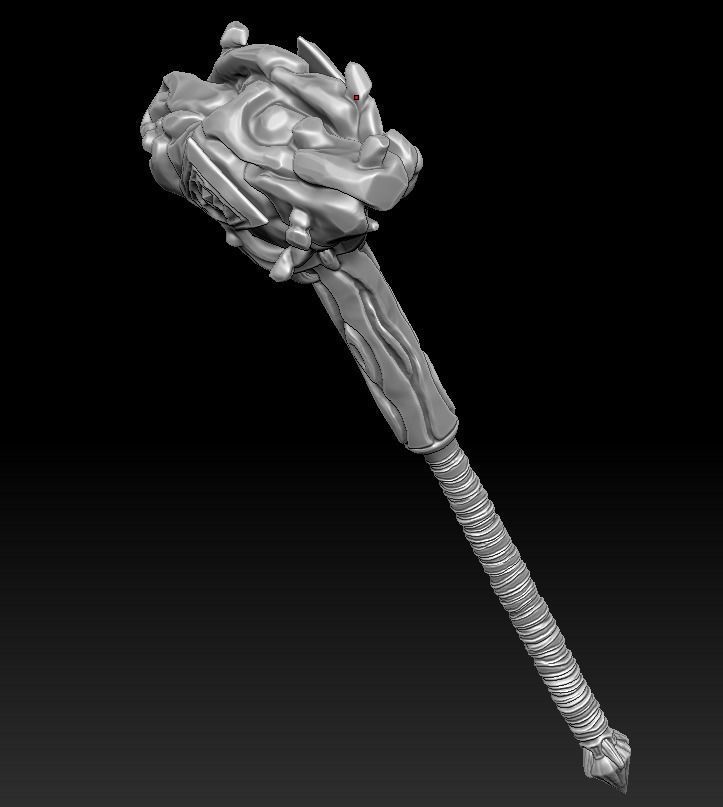 Crystal hammer 3d print 3D print model_6