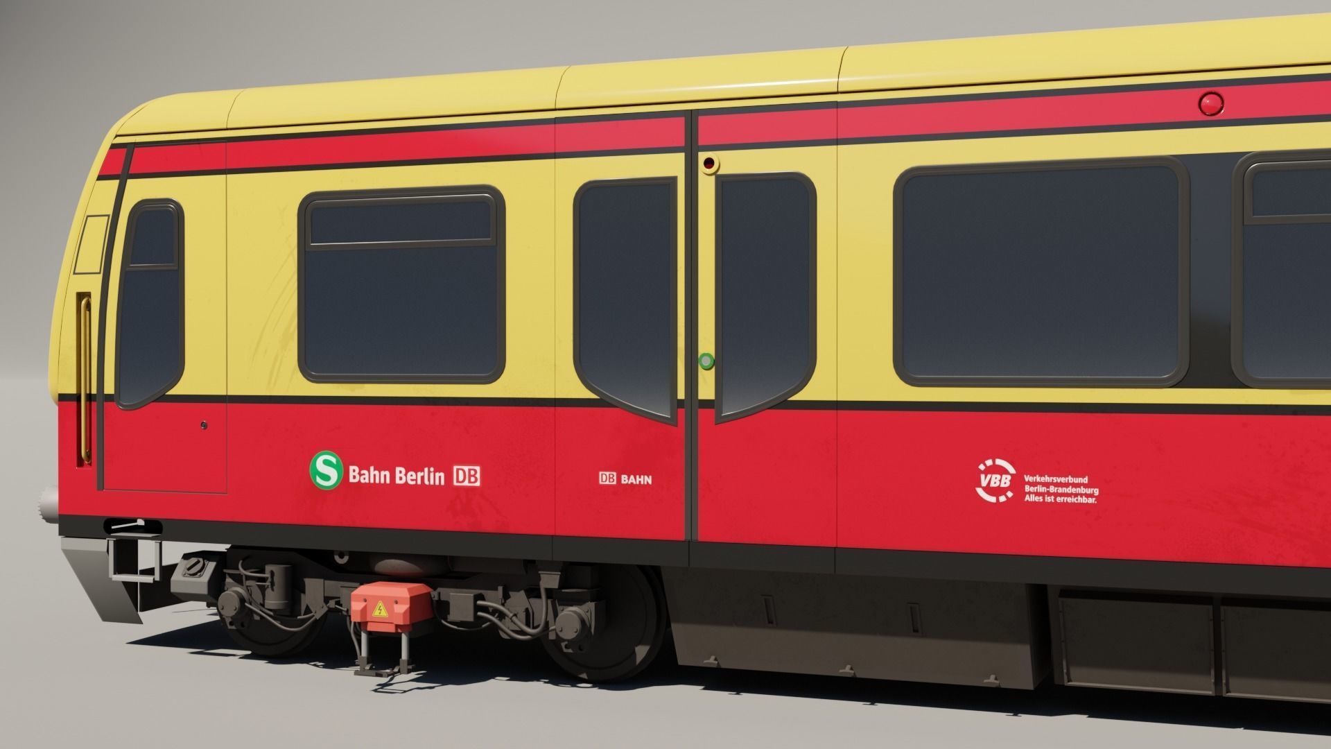 DB BR481 S-BAHN Low-poly 3D model_3
