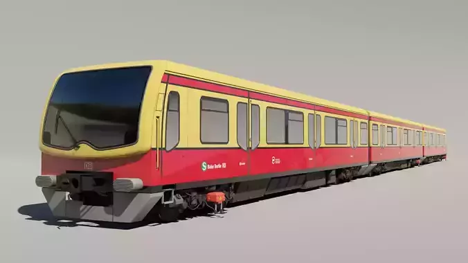DB BR481 S-BAHN Low-poly 3D model