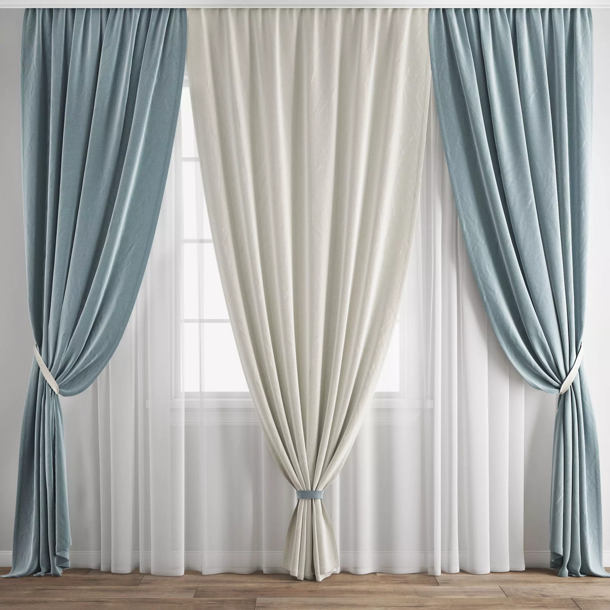 Curtain 305 3D model_0