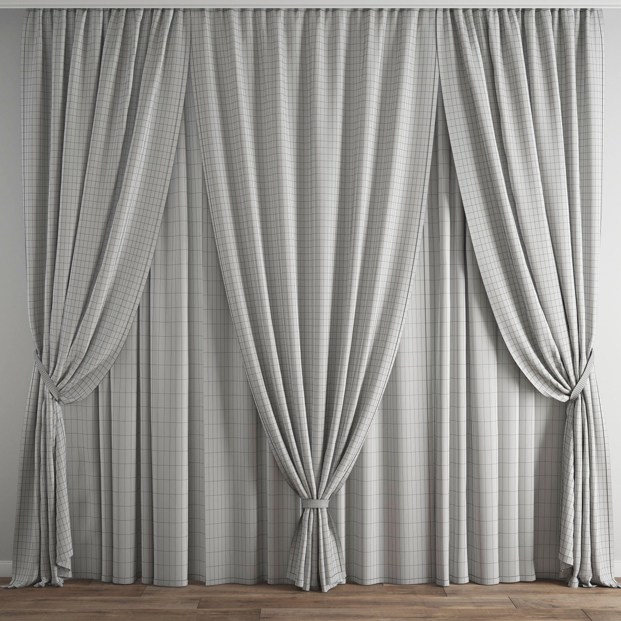 Curtain 305 3D model_3