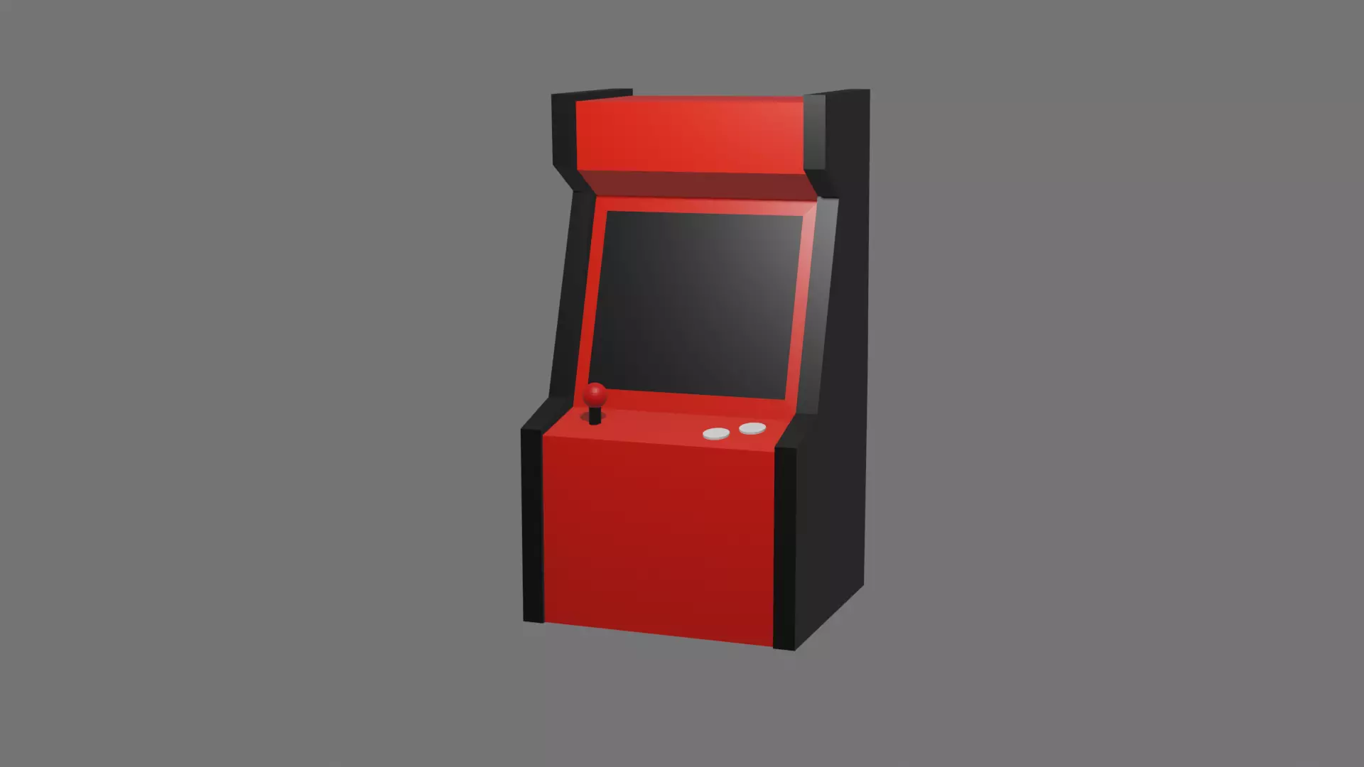 Atari arcade machine 3D model_0