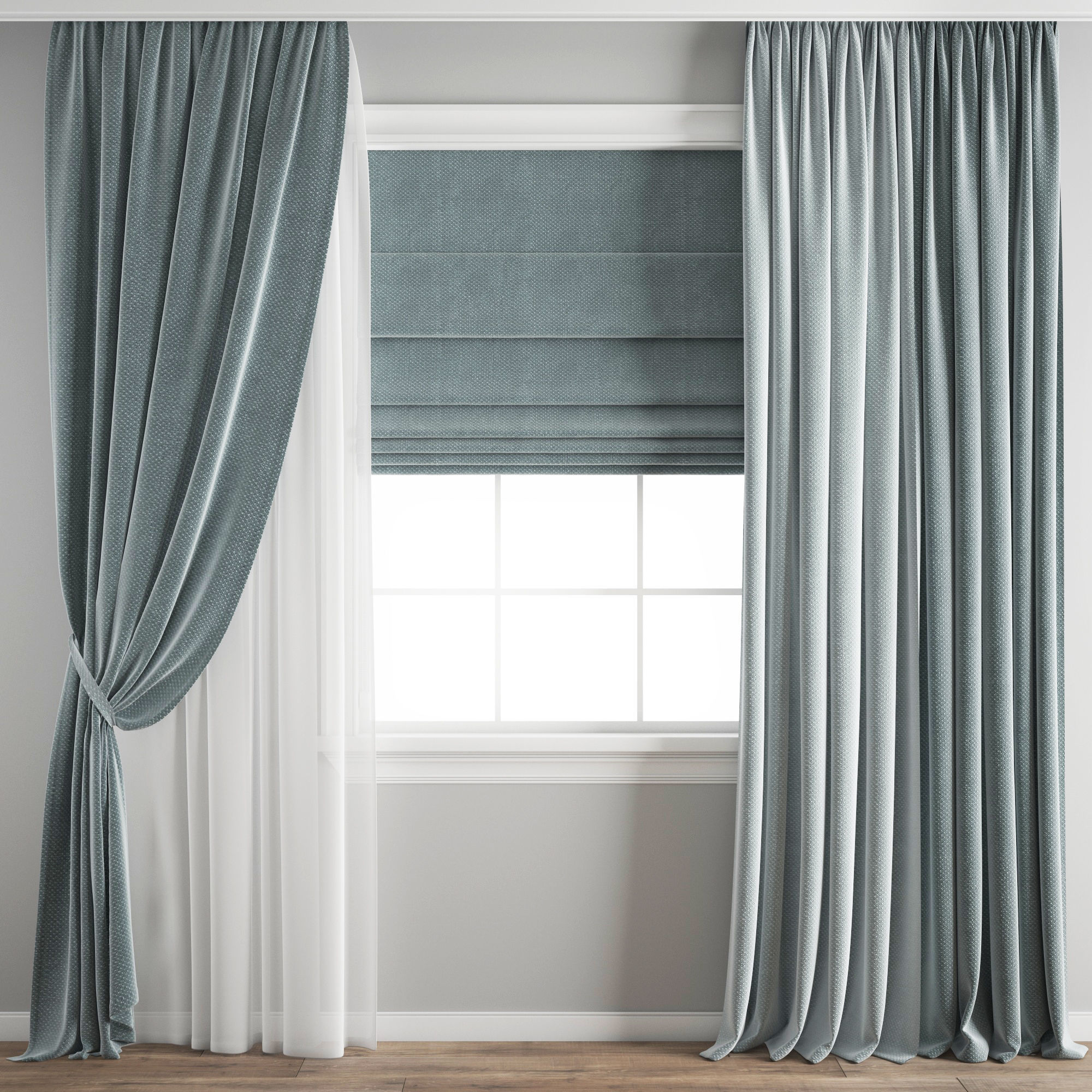 Curtain 307 3D model_6