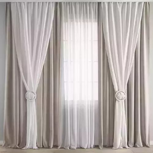 Curtain 308 3D model